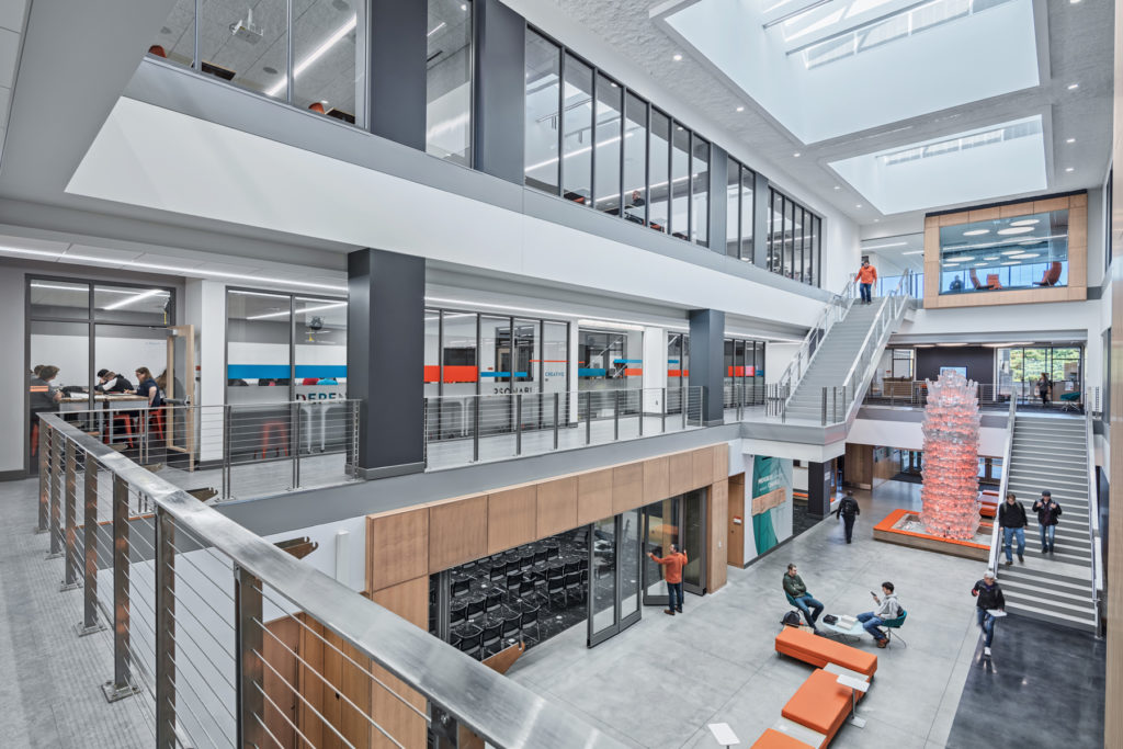 ONU Lobby Student Science Center Interior Design