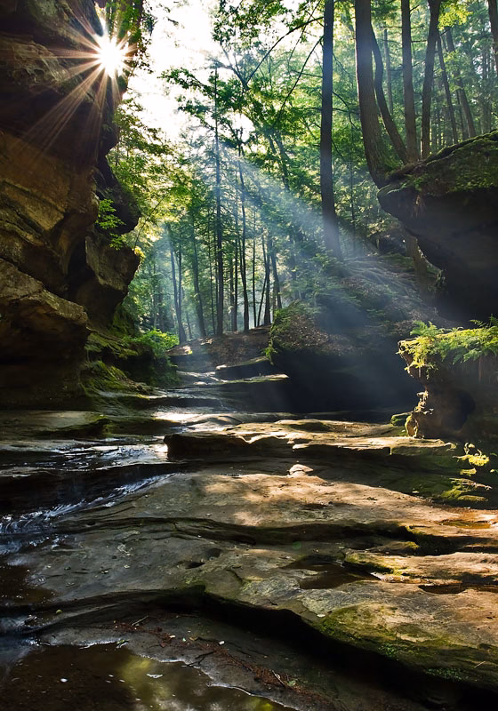 Rays of Light Hocking Hills State Park