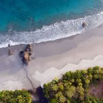 Costa Rica Beach Drone Overhead
