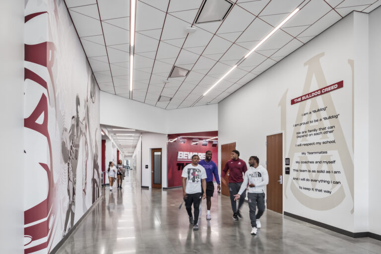 Alabama A&M Arena Athlete Concourse Interior Photography