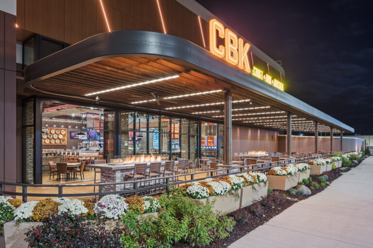 Gun Lake Casino Michigan CBK Patio Exterior architecture