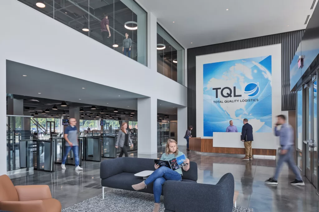 TQL Cincinnati Corporate Office lobby