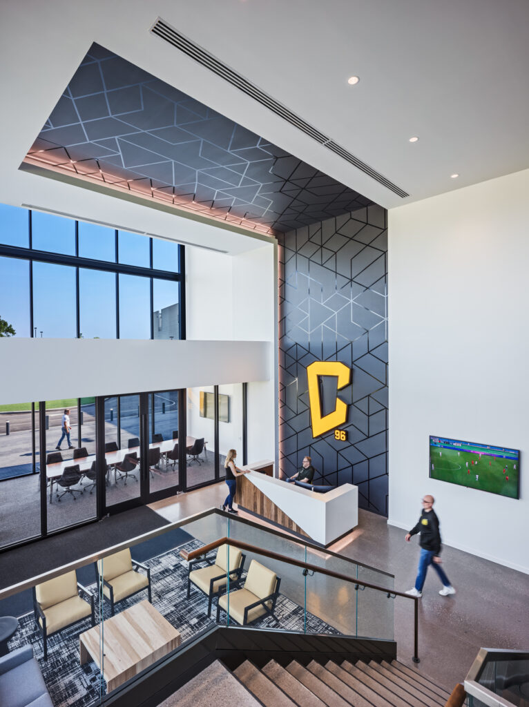 Interior Design Photography - Columbus Crew OhioHealth Performance Center