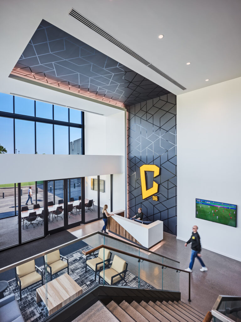 Interior Design Photography - Columbus Crew OhioHealth Performance Center