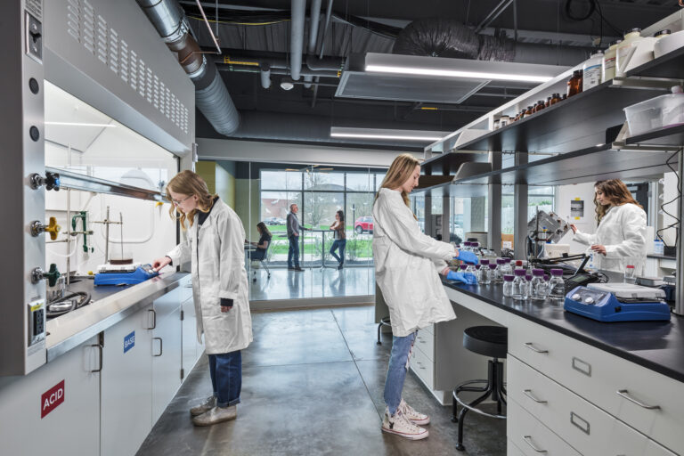 Architectural Photography Service - Westminster Hoyt Science Center Lab