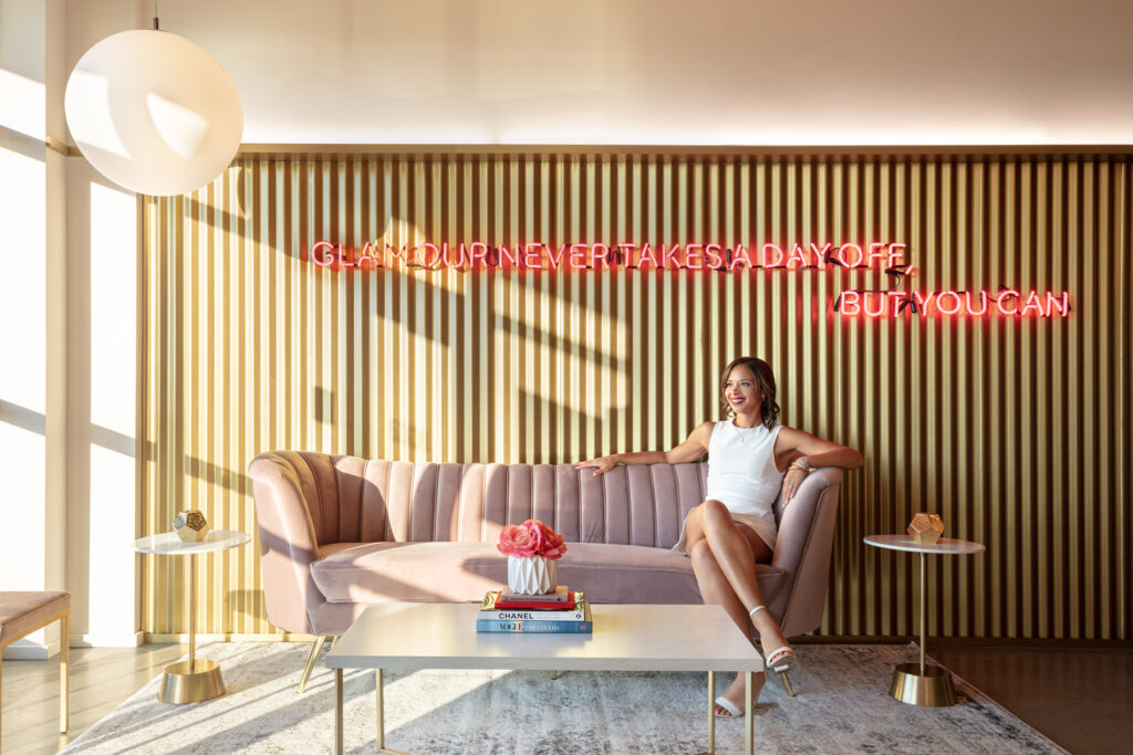 GlamHouse Day Spa Columbus Ohio Design Hospitality Photography CKP Studio Interior